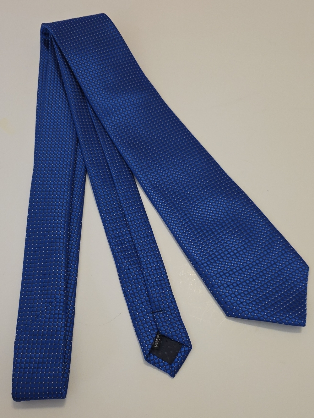 Source Unknown Royal Blue Micro-Pattern Men’s Tie